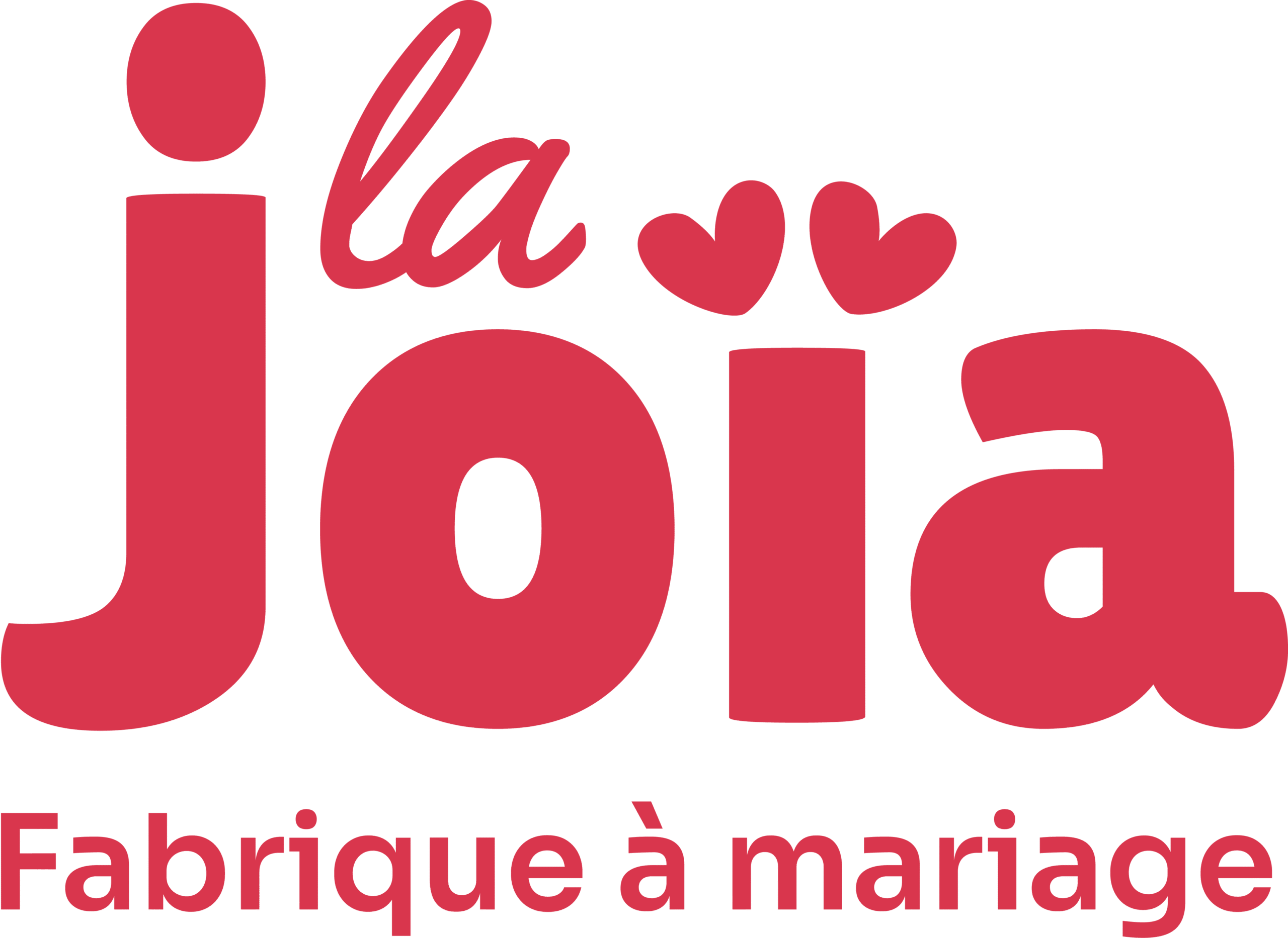 la joïa logo accroche rose